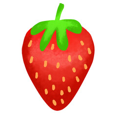 strawberry isolated on white background