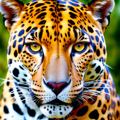 Jaguar in colors