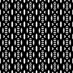 Fototapeta na wymiar Abstract Shapes.Vector Seamless Black and White Pattern.Design element for prints, decoration, cover, textile, digital wallpaper, web background, wrapping paper, clothing, fabric, packaging, cards.