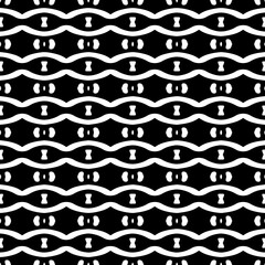 Abstract Shapes.Vector Seamless Black and White Pattern.Design element for prints, decoration, cover, textile, digital wallpaper, web background, wrapping paper, clothing, fabric, packaging, cards.
