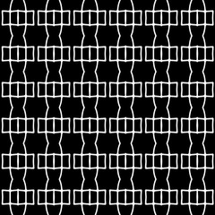 Abstract Shapes.Vector Seamless Black and White Pattern.Design element for prints, decoration, cover, textile, digital wallpaper, web background, wrapping paper, clothing, fabric, packaging, cards.
