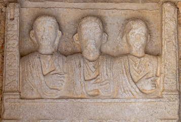 detail of the basilica, Aquileia, Italy