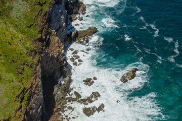 View of the famous Cape of Good Hope in South Africa