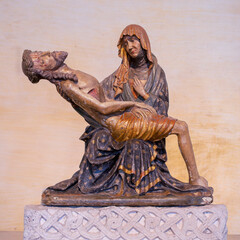 Pieta, detail of the basilica, Aquileia, Italy