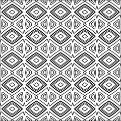 Abstract shapes from lines. Vector graphics for design. Black and white color. Simple pattern.