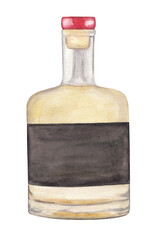 Glass bottle of alcoholic beverage Wine, liquor, spirit 