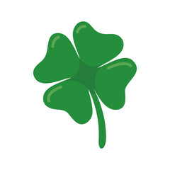 green four leaf clover Symbol of good luck at St.Patrick's festival