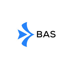 BAS Letter logo design template vector. BAS Business abstract connection vector logo. BAS icon circle logotype.
