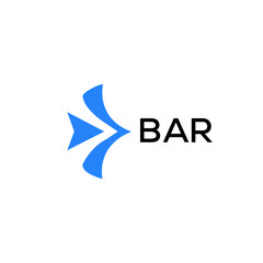Fototapeta na wymiar BAR Letter logo design template vector. BAR Business abstract connection vector logo. BAR icon circle logotype. 