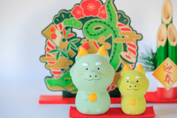 辰年のお正月イメージ