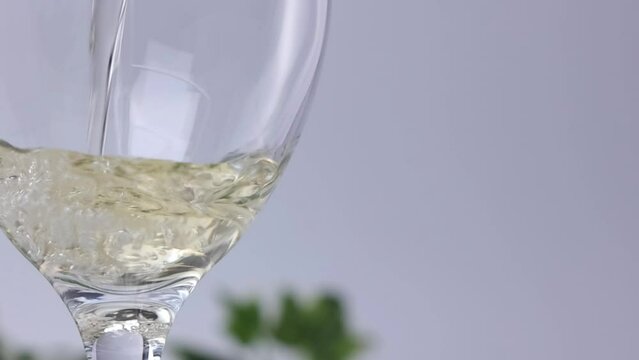 グラスにお酒を注ぐ、飲酒の楽しみ、