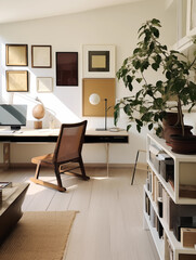 Modern Nordic style fashion personal studio interior