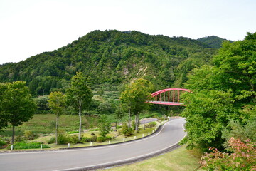 浅草岳公園からの眺め（新潟県）