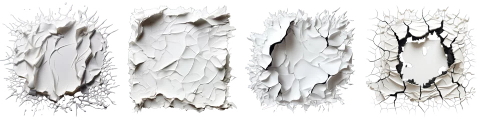 Fototapeten Ripped paper over Hyperrealistic Highly Detailed Isolated On Transparent Background Png File © Wander Taste