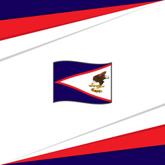 American Samoa Flag Abstract Background Design Template. American Samoa Independence Day Banner Social Media Post. American Samoa Design