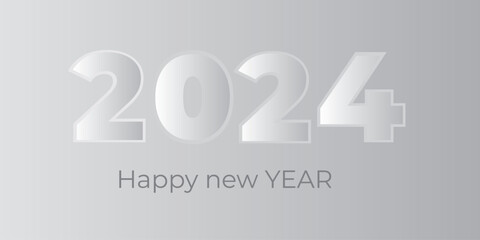 Artistic New Year Greetings Card Template 