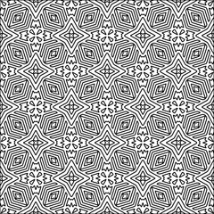 Abstract shapes from lines. Vector graphics for design. Black and white color. Simple pattern.