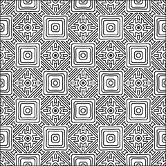 Abstract shapes from lines. Vector graphics for design. Black and white color. Simple pattern.