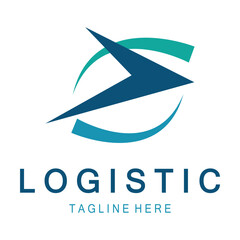 logistics logo icon illustration vector design  distribution symbol  delivery of goods  economy  finance