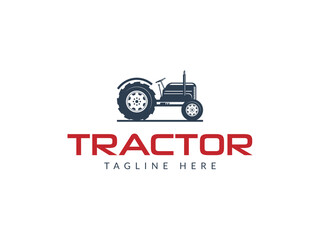 tractor logo vector icon illustration, logo template