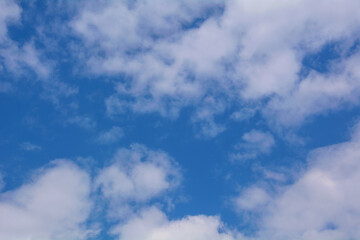 Fototapeta premium Beautiful blue skies with beautiful clouds