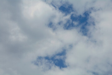 Obraz premium Beautiful blue skies with beautiful clouds
