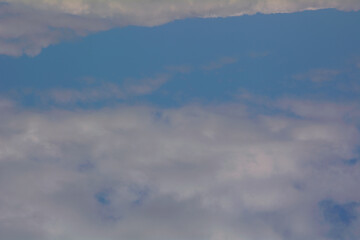 Beautiful blue skies with beautiful clouds