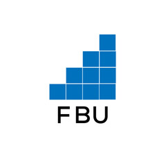 FBU Letter logo design template vector. FBU Business abstract connection vector logo. FBU icon circle logotype.
