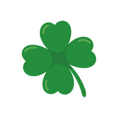 green four leaf clover Symbol of good luck at St.Patrick's festival