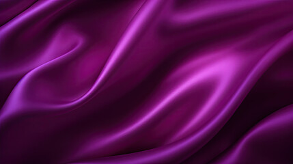 Obraz premium Abstract dark background. Silk satin fabric. Navy magenta purple color. Elegant background with space for design. Soft wavy folds. Christmas, birthday, anniversary, award. Template.