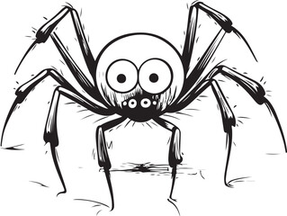 halloween concept SPIDER VECTOR ai generated