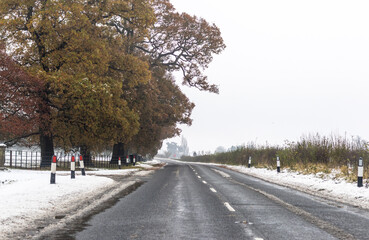 Winter Covered Road