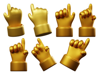Collection of Touching gold Hands