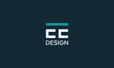 Letter EE logo - obrazy, fototapety, plakaty