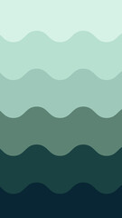 Green gradient wave pattern wallpaper. Social media background template