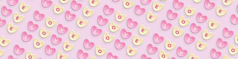 cover, social media header, web banner, holiday poster, flyer, stylish brochure, greeting card. Simple card Valentine's day design. Romantic background