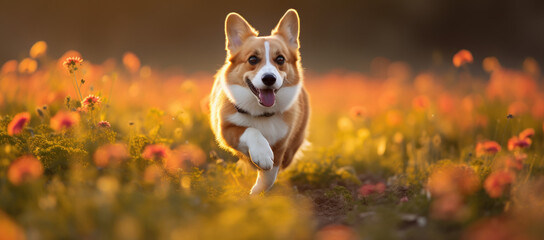 Dogs enjoying a walk