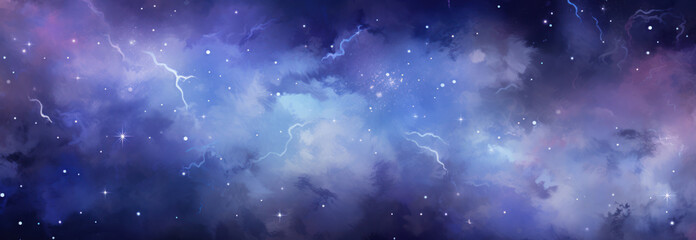 Fototapeta premium Purple dreamy sky