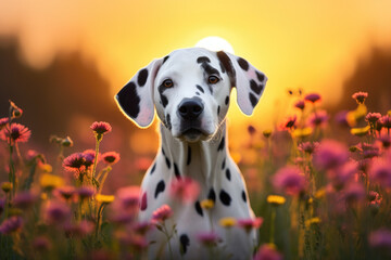 Dogs enjoying a walk