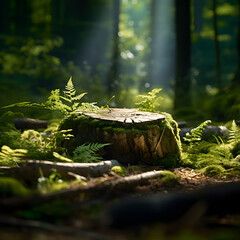 Obraz premium Hardwood in the forest