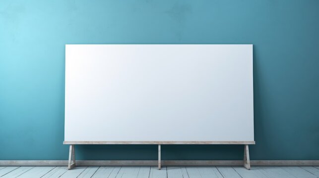 A blank billboard on the streets, a blank billboard with copy space for text or content, mockup of a blank billboard in a big city.