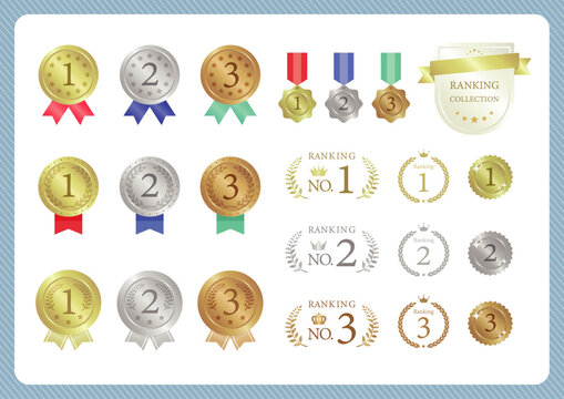 Ranking-medal-set
