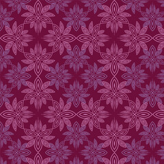 Clean minimal geometric pattern floral texture background design