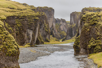 A canyon in Iceland
