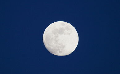 The full moon is shining so beautiful