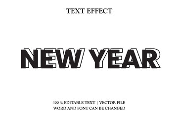 TEXT EFFECT NEW YEAR