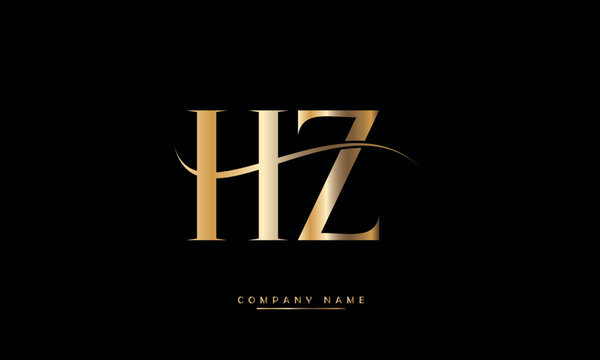 HZ, ZH, H, Z Alphabets Letters Logo Monogram