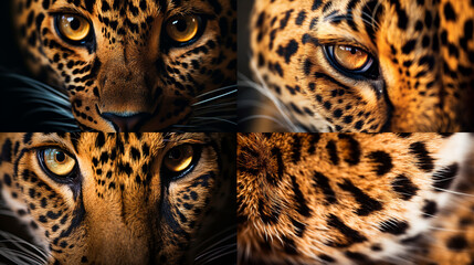 Fototapeta premium close up of leopard