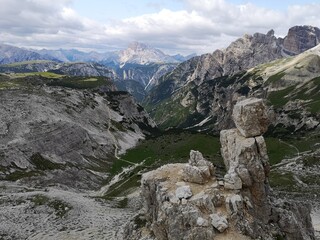 Dolomites mountains in South Tyrol, Italy, Europe