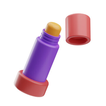Stationery Object Glue Stick 3D Illustration